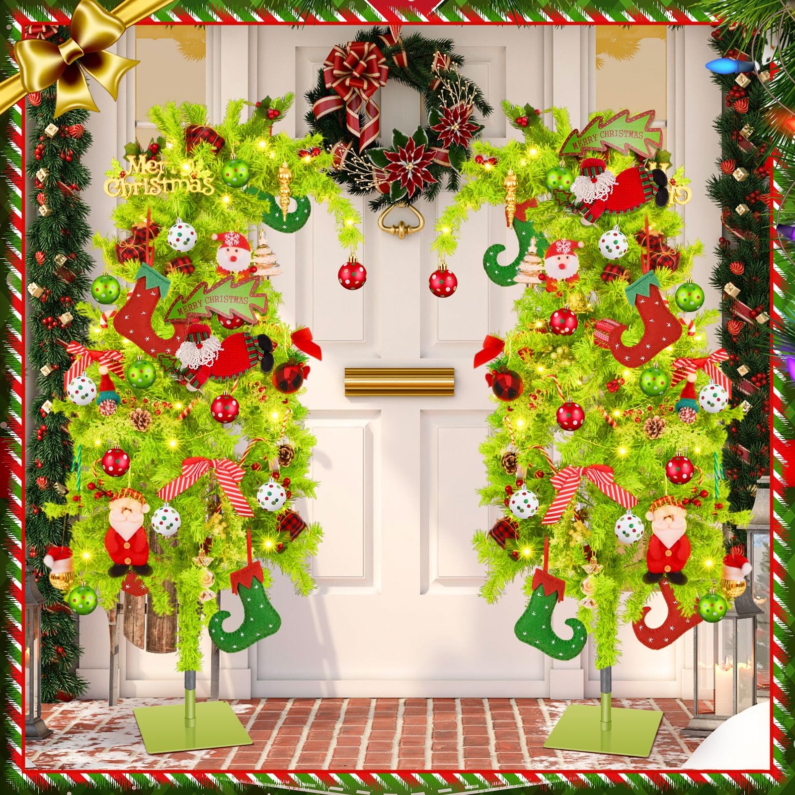 3ft Christmas in July Tree with Stand Artificial Lime Green Whimsical Bendabl…