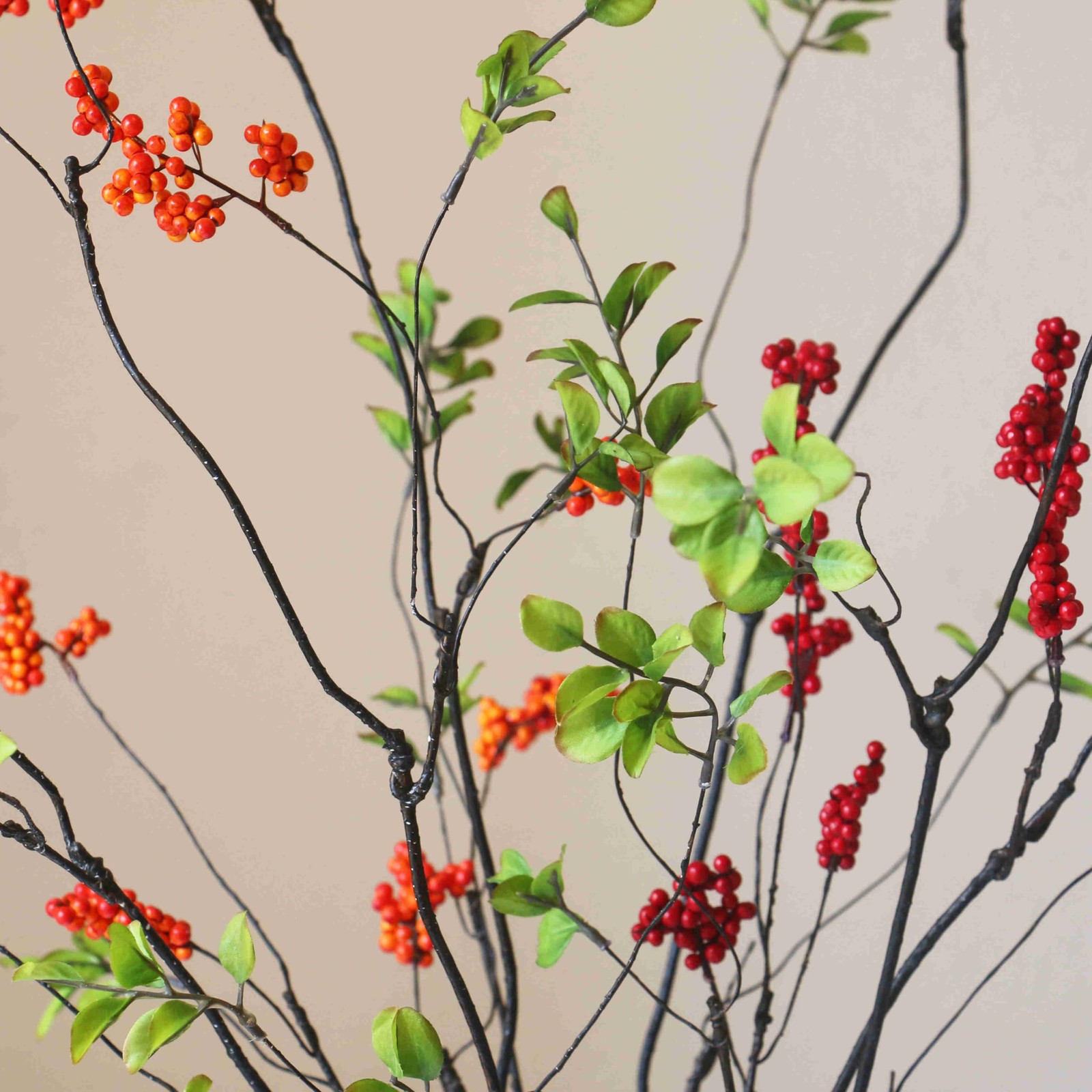 6PCS Realistic Artificial Stems for Vase, 37.8inch Long Faux Branches with Gr…