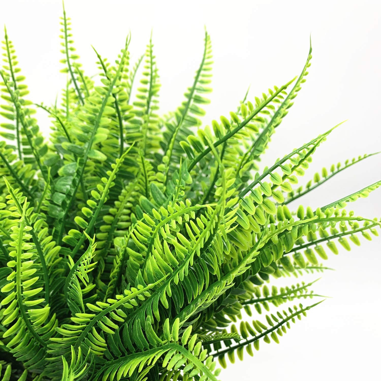 Artificial Boston Fern Plant Bushes, Plastic Shrubs Grass Leaves Fake Plants …