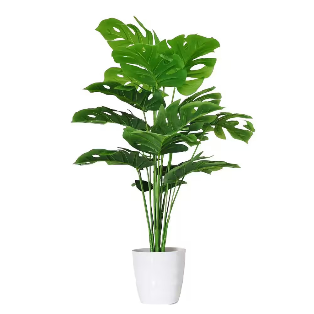 4 In. H Green Artificial Eucalyptus Garland Plant, 2 Pack