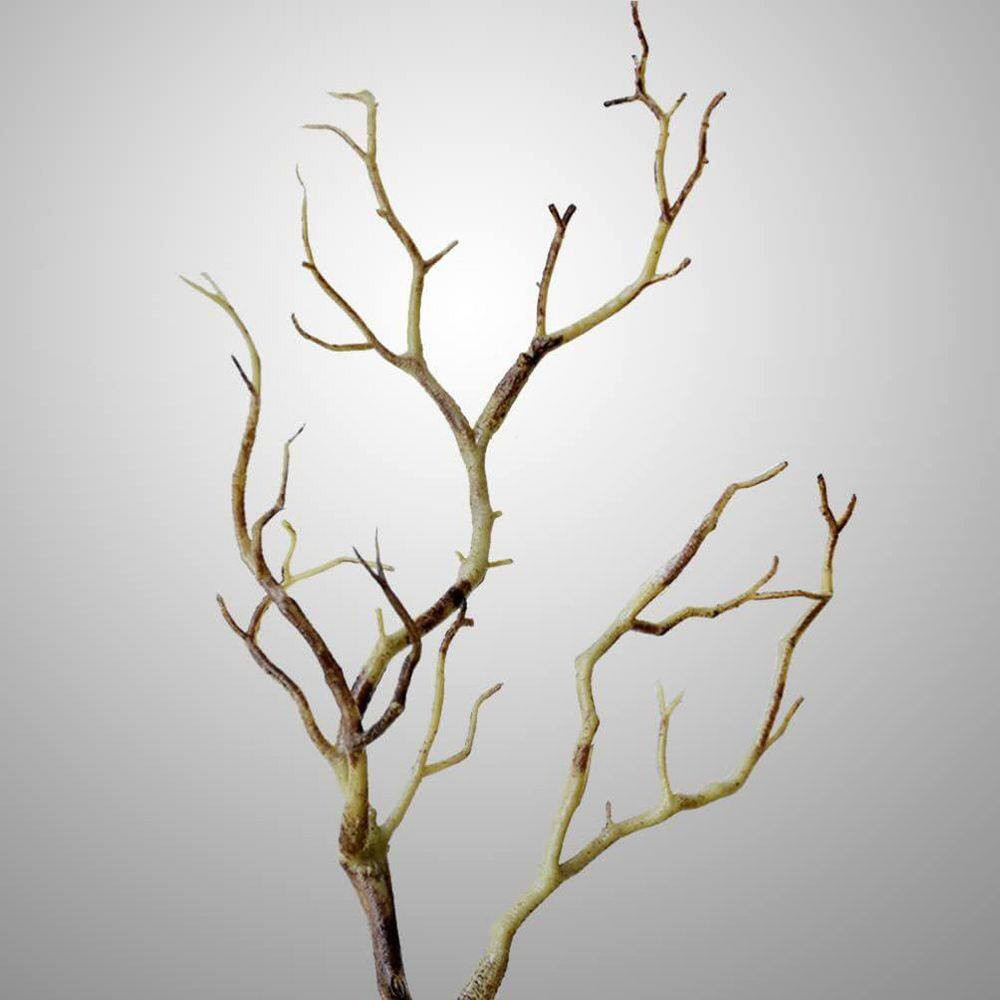 3 In. Artificial Antler Dried Tree Branches Brown Decorative Witch Antler Plasti