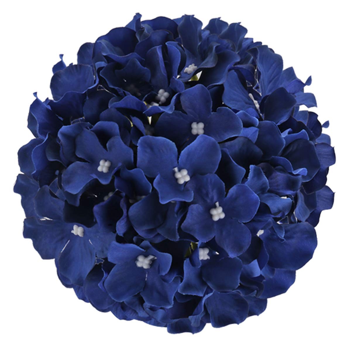 Flojery Silk Hydrangea Heads Artificial Flowers Heads with Stems for Home Wed…