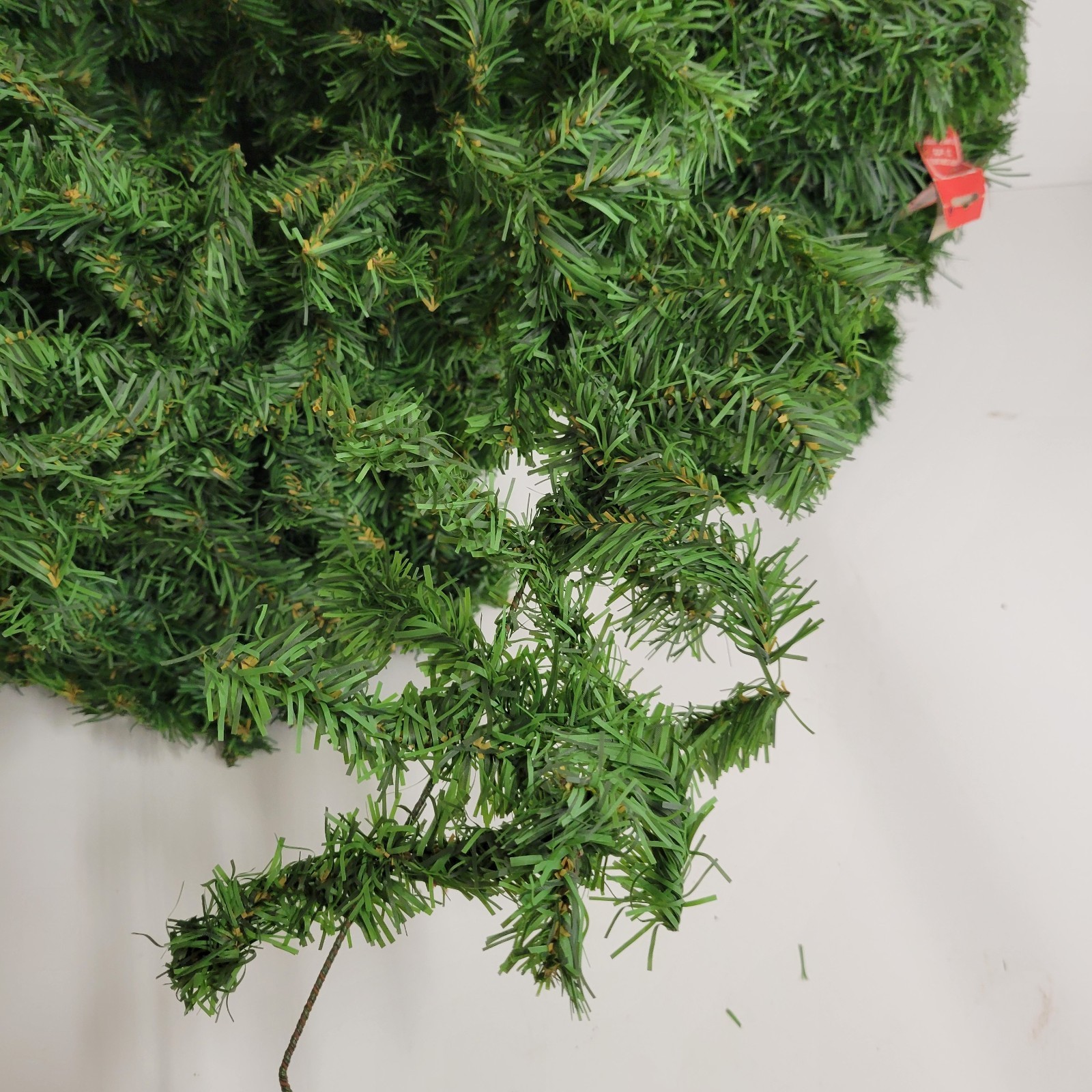Pine Wired Rope Garland for Feather Trees Crafts & Wreaths 3″x25′ + Larger Rope