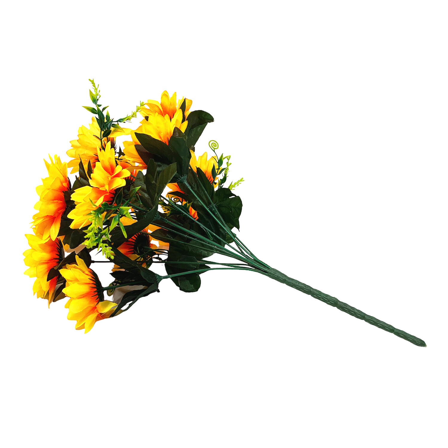 1/2/3/5 Pcs of Artificial Sunflower Lifelike Fake For Home Accent & Decor Yellow