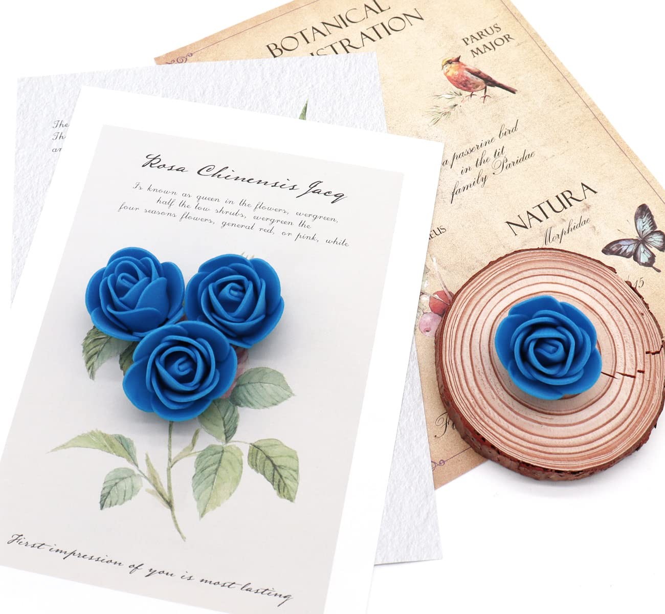 Artificial Flower 100PCS Mini Foam Rose for DIY Crafts Wedding Bouquets Baby …
