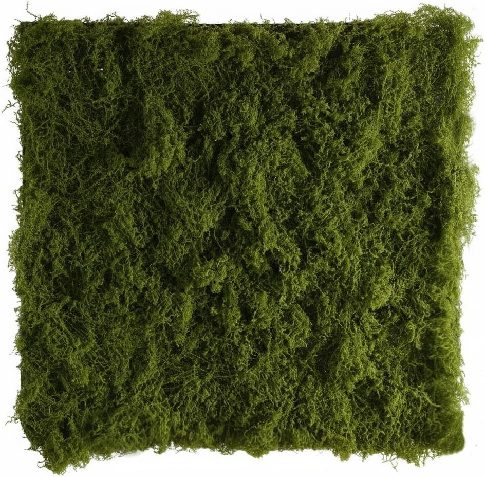 Fake Moss Mat Artificial Moss Roll – 19.7″x19.7″ Cloud Soft Feel Moss Table R…