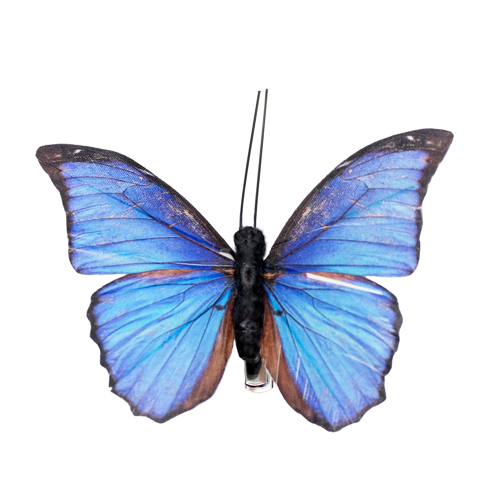 Feather Butterfly Craft Decoration Set of 12 with Clip | Wedding Home Decor