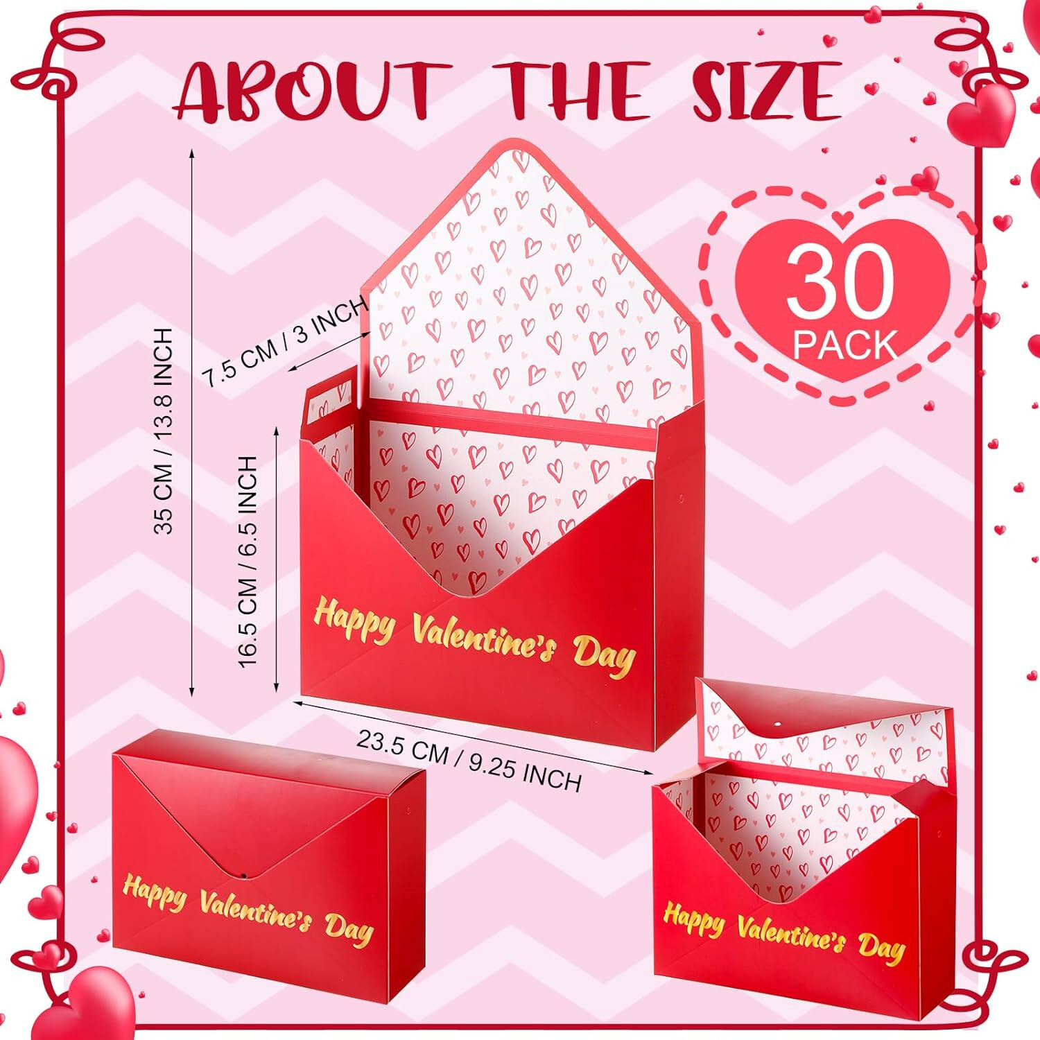 Engrowtic 6 Pcs Valentine’s Day Flower Boxes 3D Arrangements GIFTS Envelope