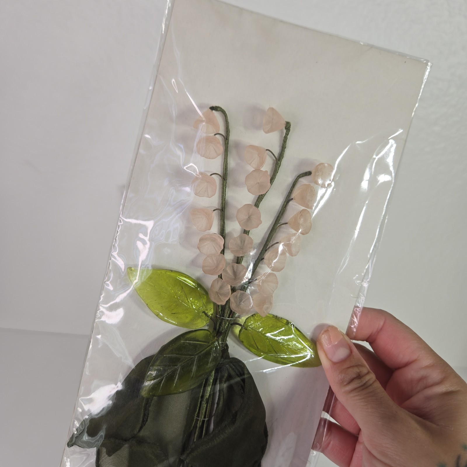 Katherine’s Collection Pink Lily Of The Valley Floral Pick Stem Easter Decor 3pc