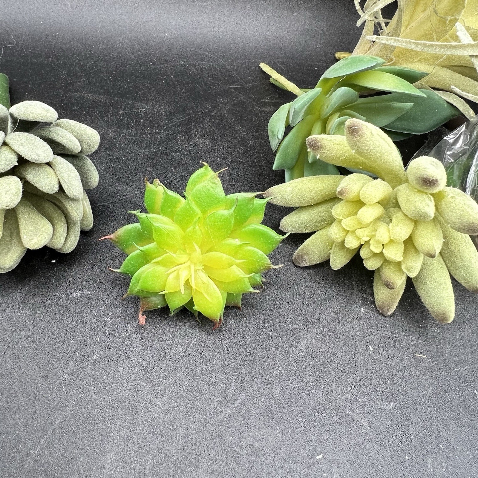 Artificial Succulent Plants Faux Assorted- 16 pc Unpotted Faux Succulent Plants