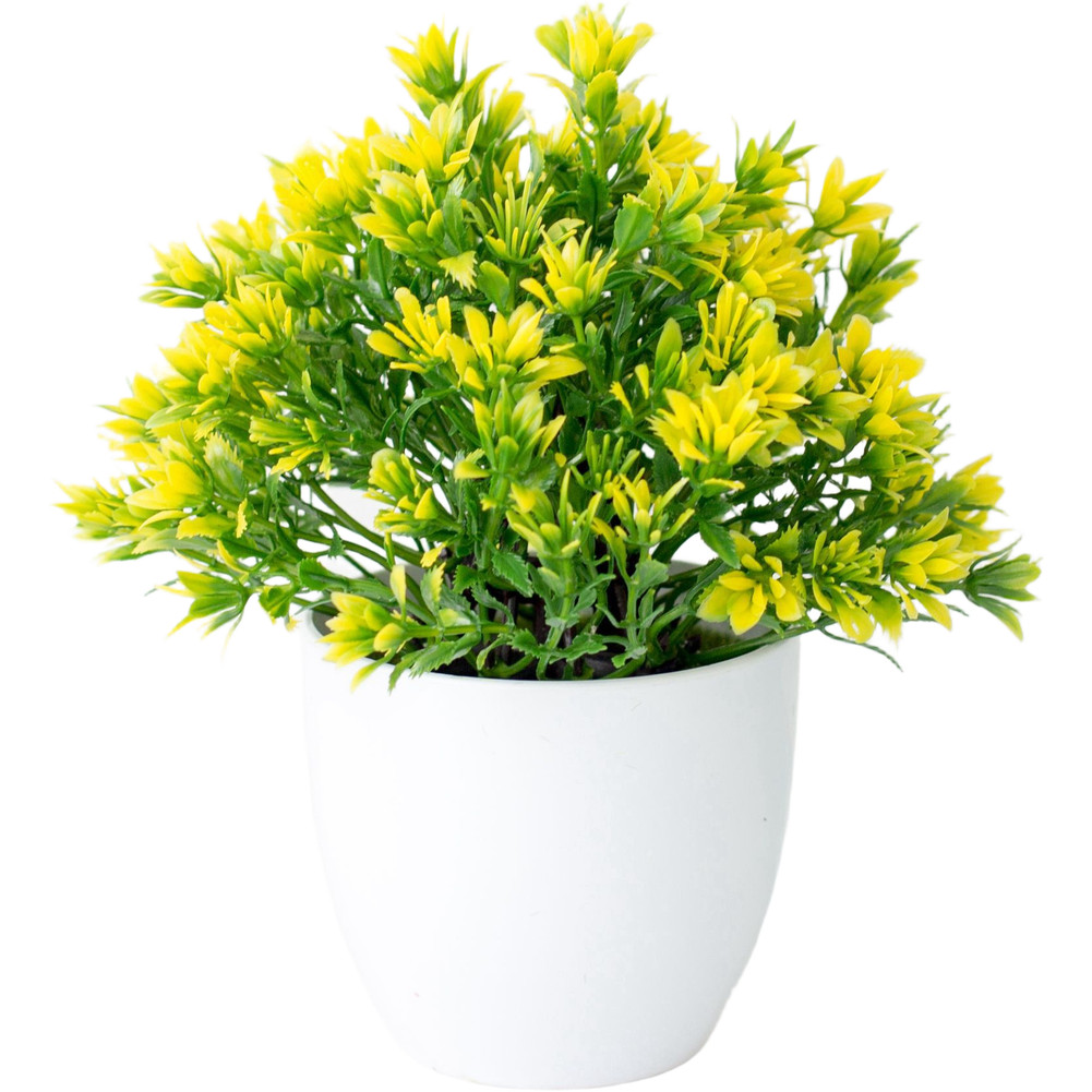 Lifelike Faux Potted Flowers Silk Plant for Hotel Lobby Reception Styles