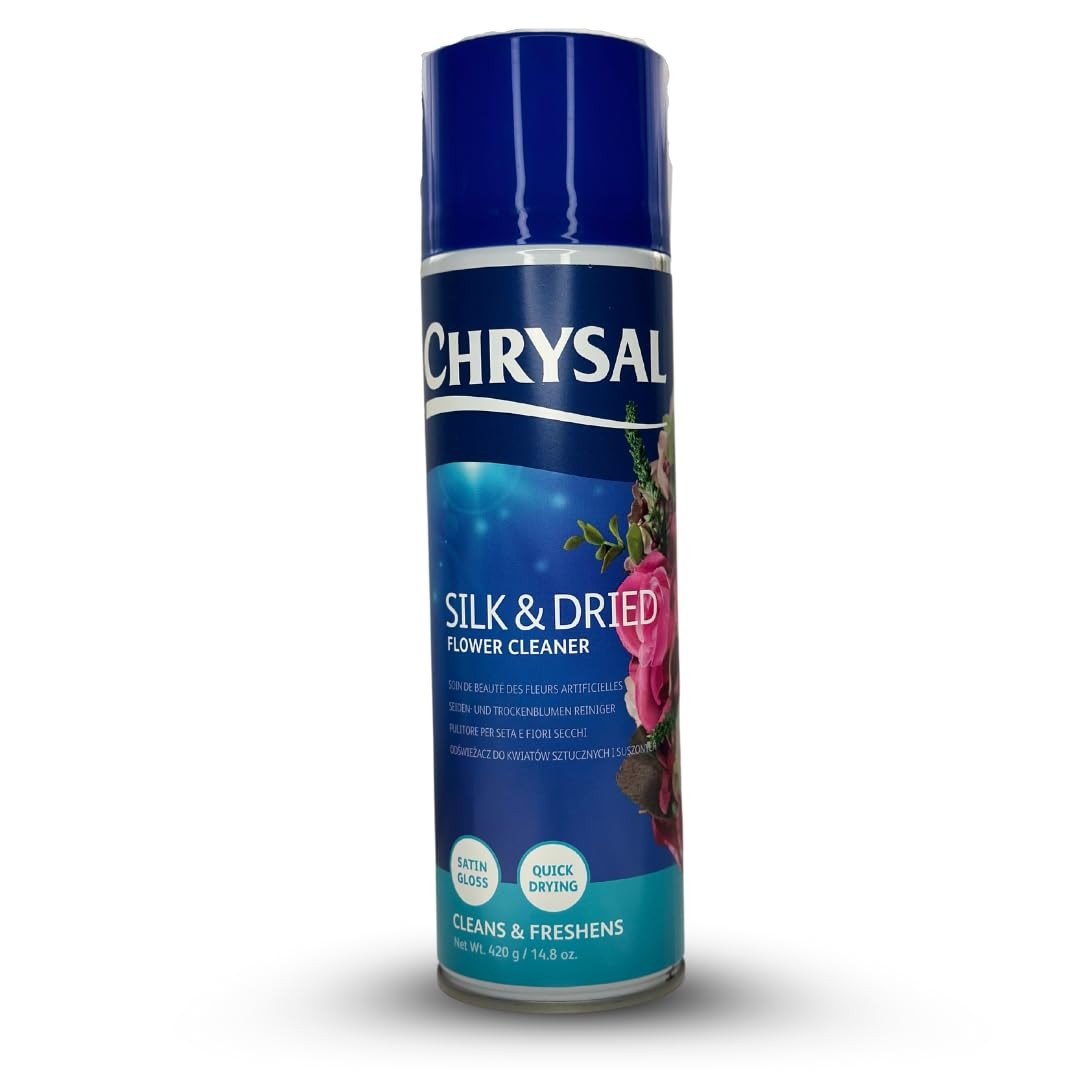 Chrysal Silk & Dried Flowers Cleaner Spray 14.8 oz Floral Supplies For Artif…
