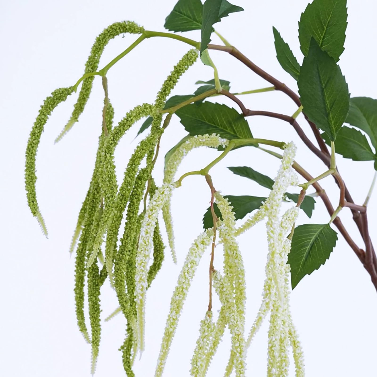 22″ Artificial Amaranthus 3pcs Faux Lover Tears Fake Hanging Green Plant Gree…
