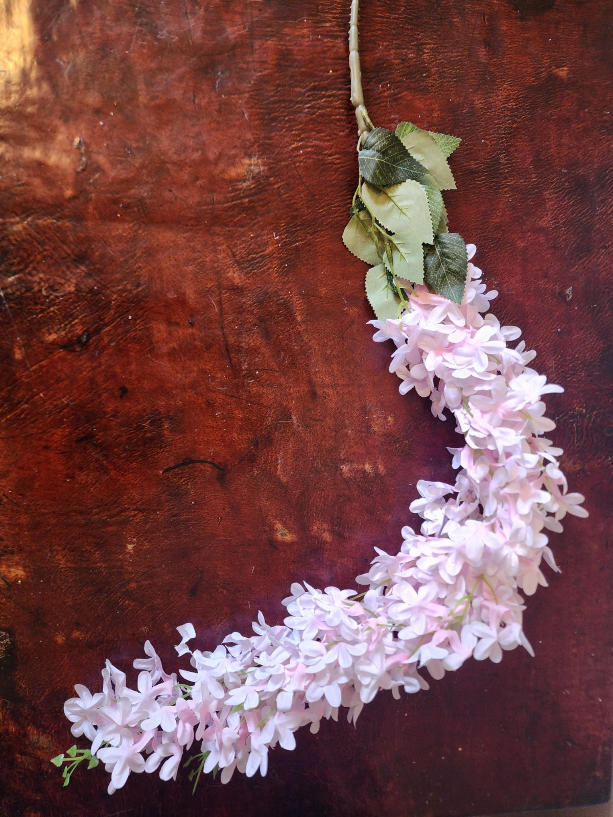 Pink Hanging Wisteria 32in Faux Floral Vine Décor Valentine’s Day Pink