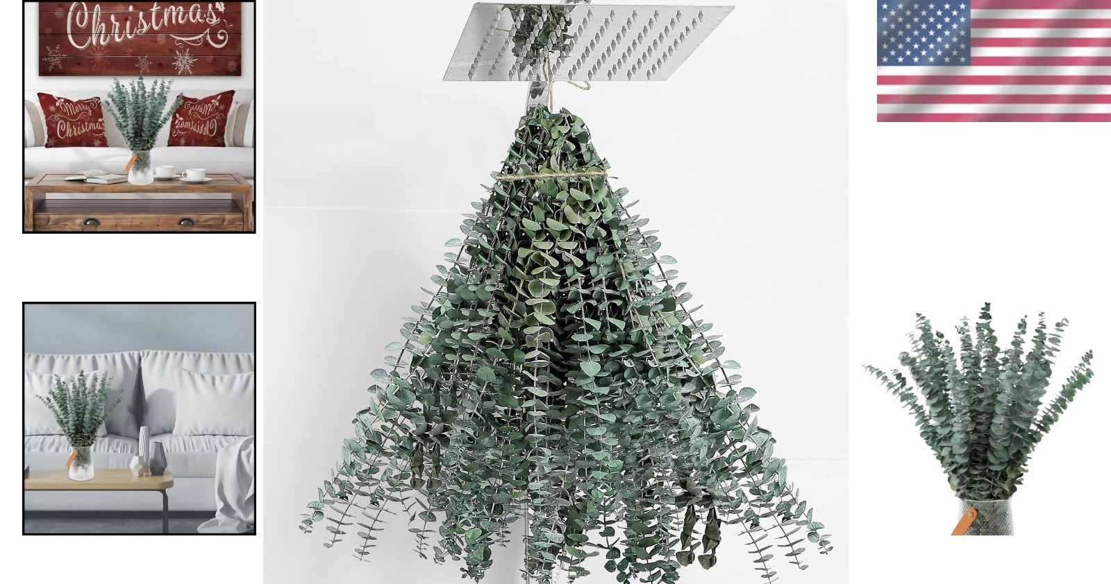 30 Pcs 17″ Dried Eucalyptus Stems – Perfect for Elegant Home & Wedding Decor