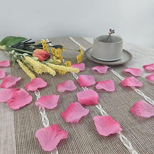 Gradient Pink Rose Petals, Pink & Light Pink, 2500 Pcs