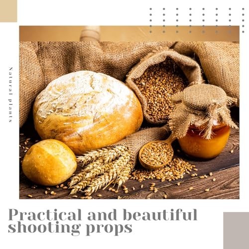 Dried Wheat Stalks Bundle – 1800 Stems Natural Grass for DIY Decor, Centerpieces
