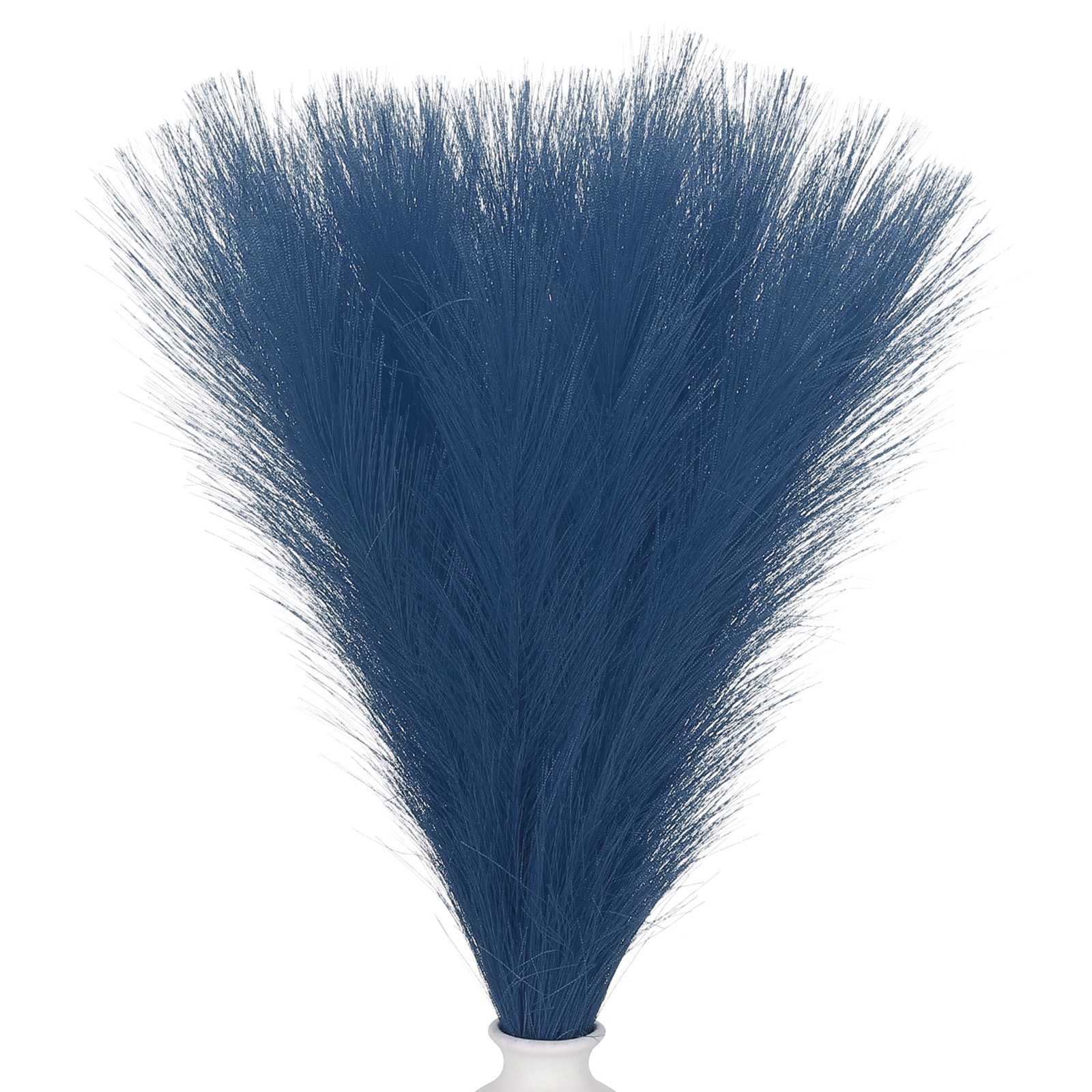 17.7in Pampas Grass Decor, 50pcs Artificial Pampas Grass Bulk, Blue
