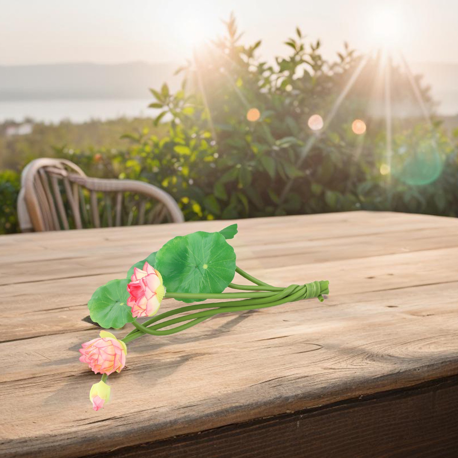 High Quality Coffee Table Artificial Flower Silk & Plastic 25 Cm*3.5cm