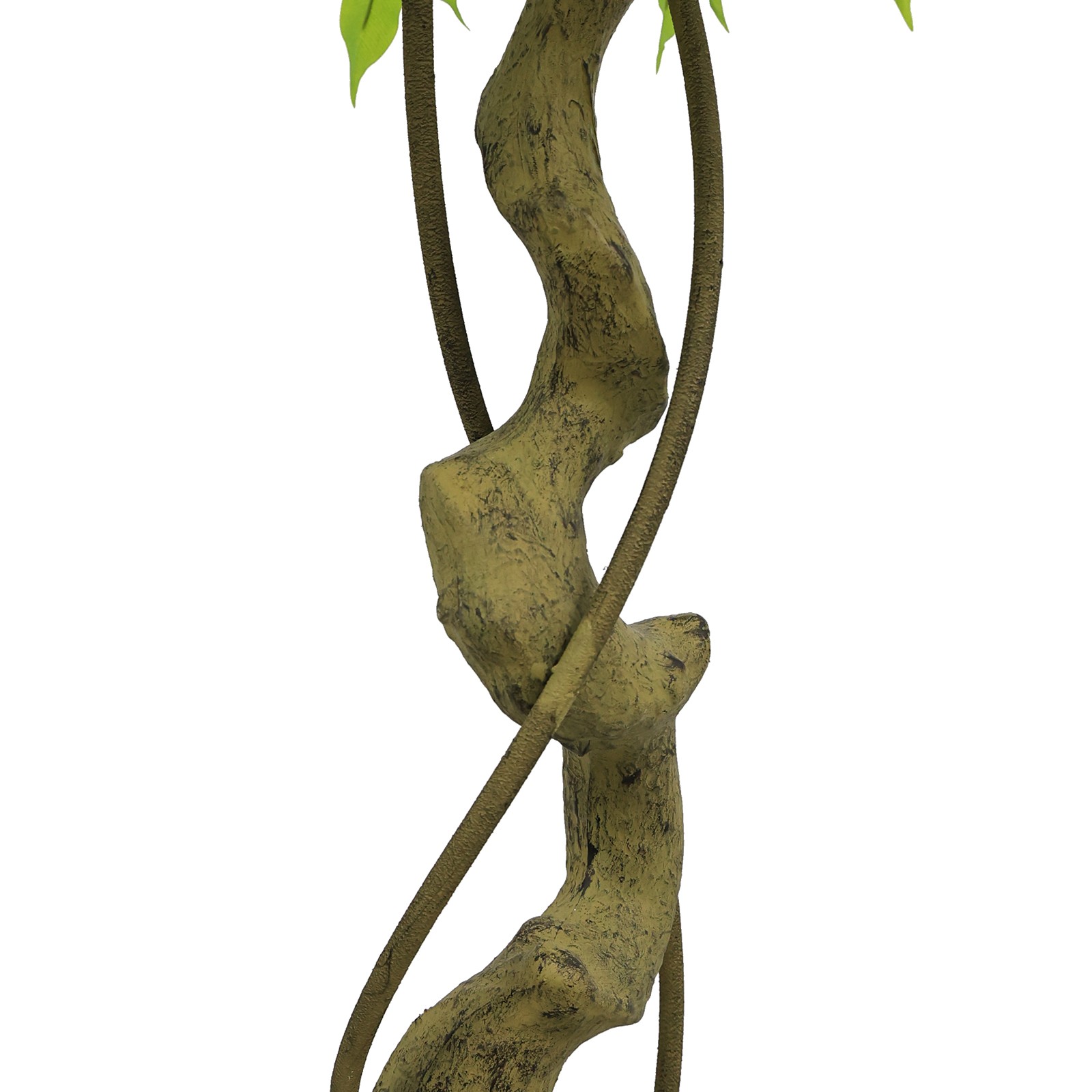 Artificial Ficus Tree 5.2ft Lifelike Fake Banyan with Pot for Home Decor
