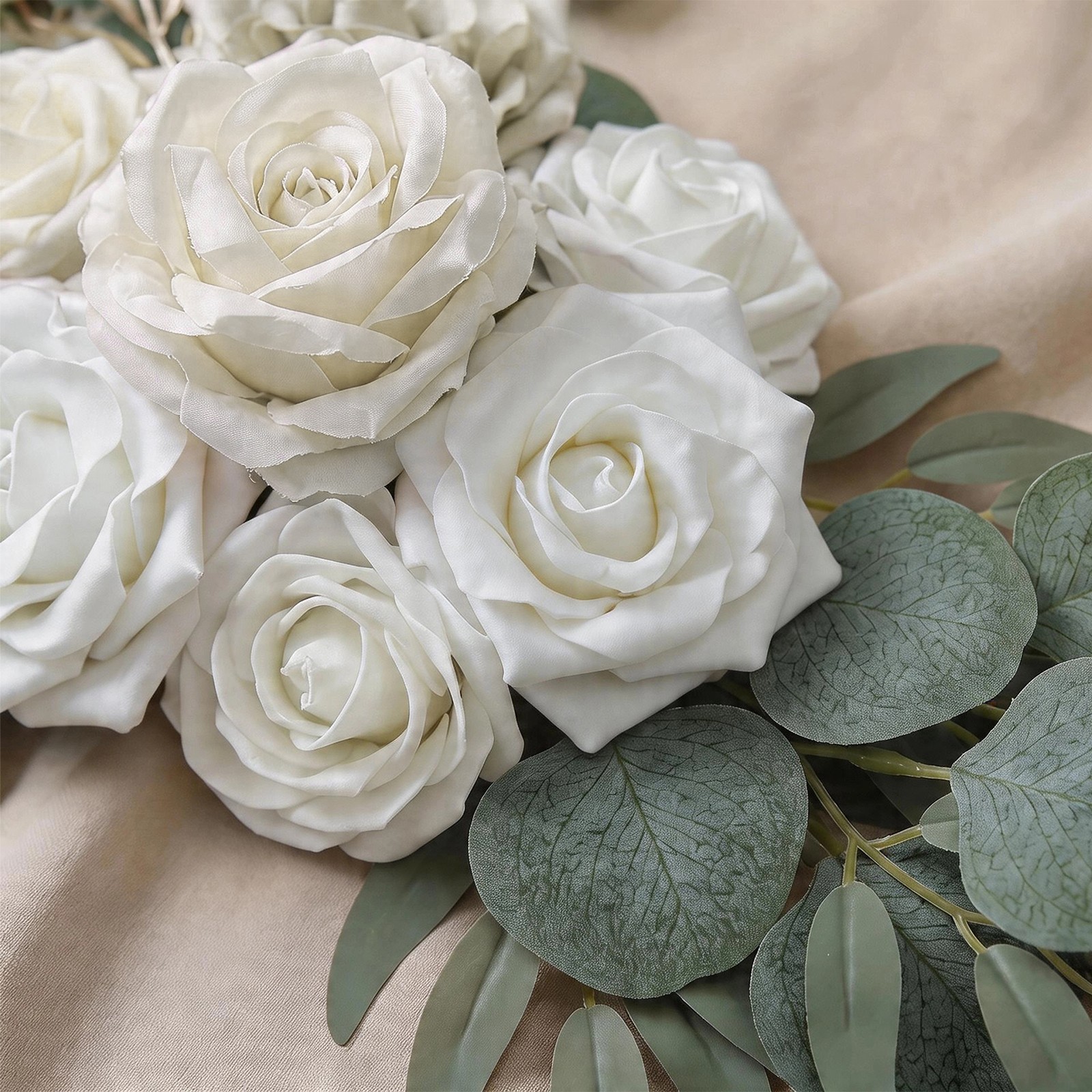 Wedding Arch Flowers Set of 4 for Wedding Welcome Sign Artificial Wedding Flower