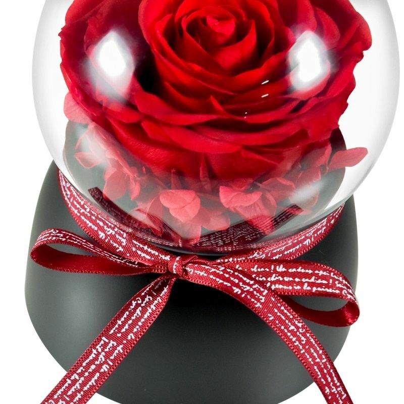 Automatic Rotating Rose Flower Love Valentine Day Birthday Romantic Gifts Womens