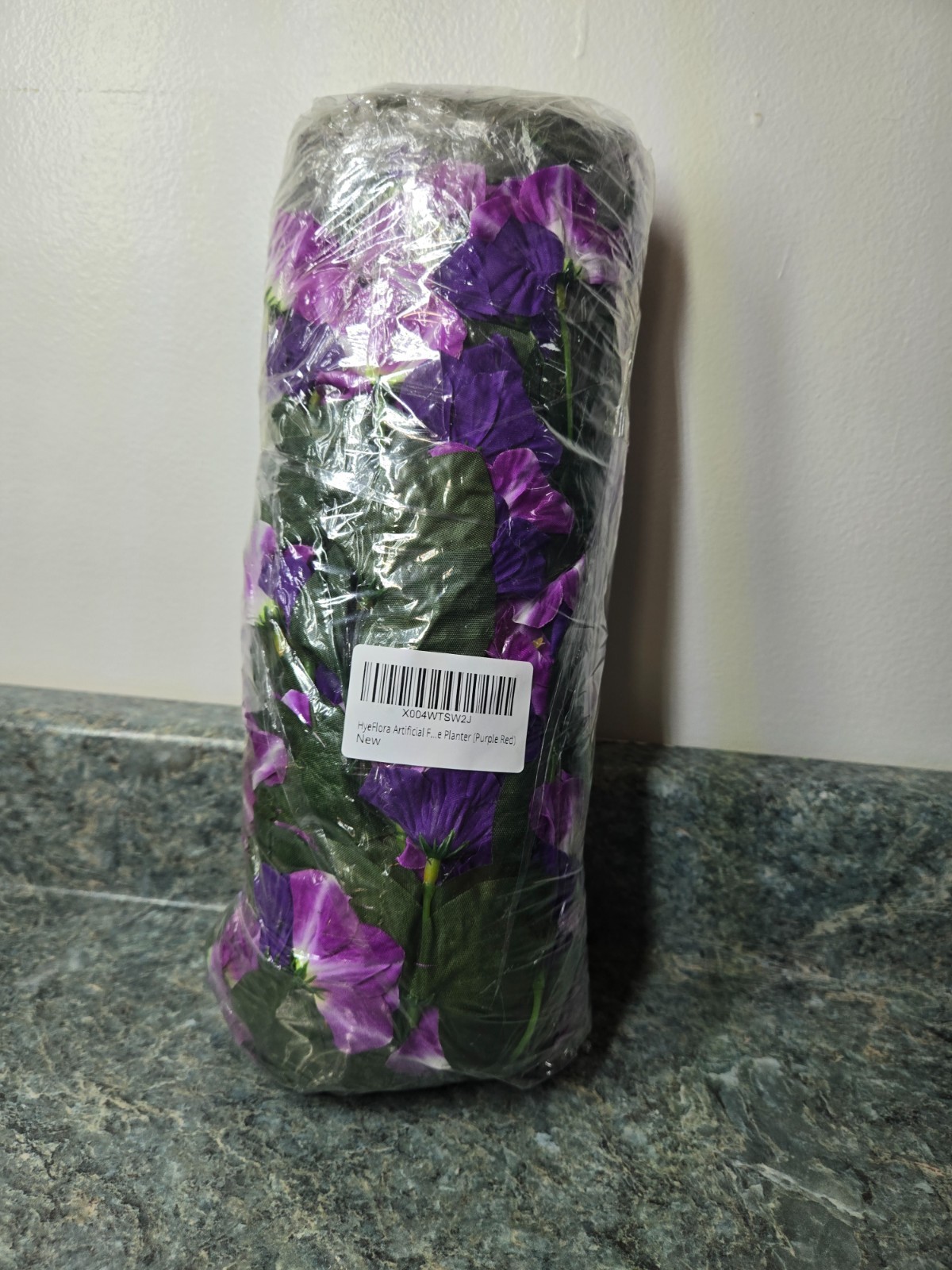 UV Resistant Artificial Flowers – Purple & Hot Pink Silk Floral Outdoor Decor