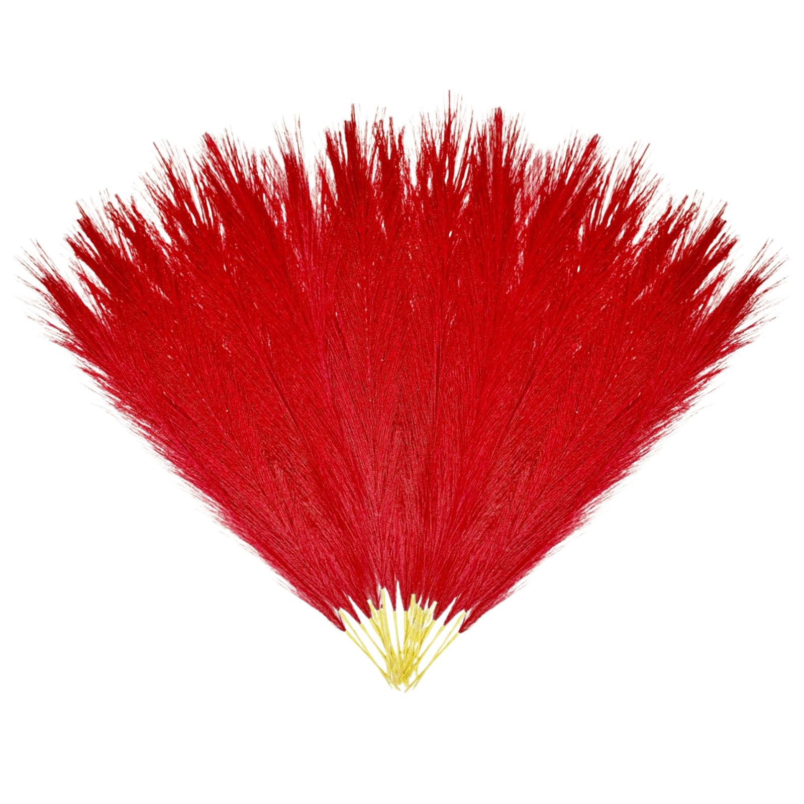 30 PCS Faux Pampas Grass Short Fluffy Decor Vase Filler Fits 17 Inch