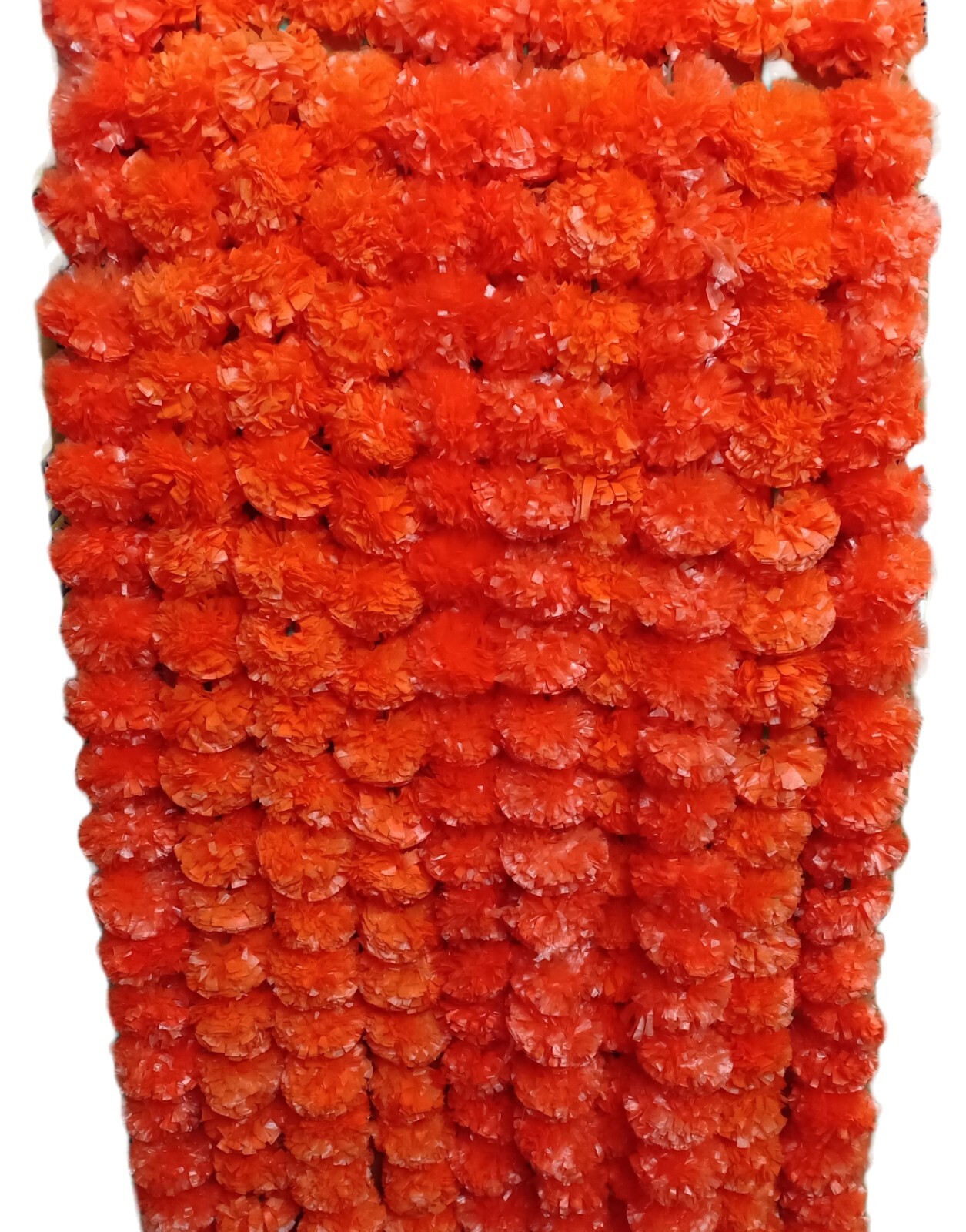 100Pcs Set Artificial Marigold Flower Garlands Diwali Indian Wedding Decoration