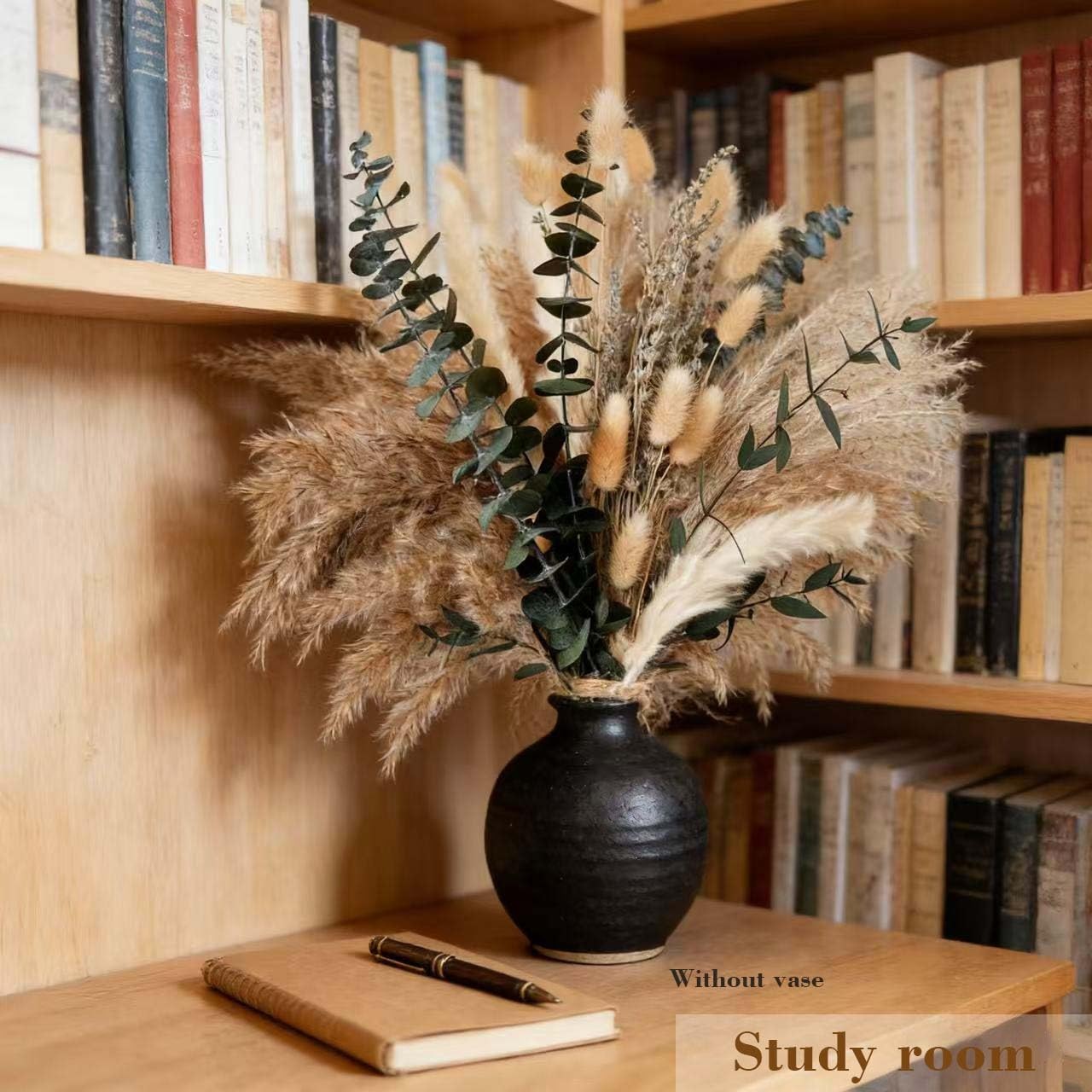 100 Pcs Mixed Dried Flowers Bouquet, Boho