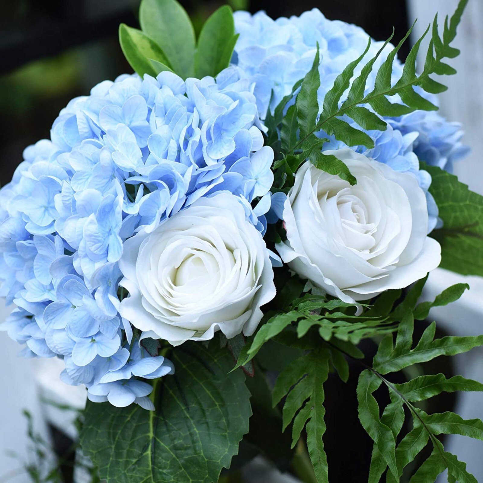 3pcs 25in Artificial Realistic Hydrangea Flowers 3D Real Touch 25in Extra Long
