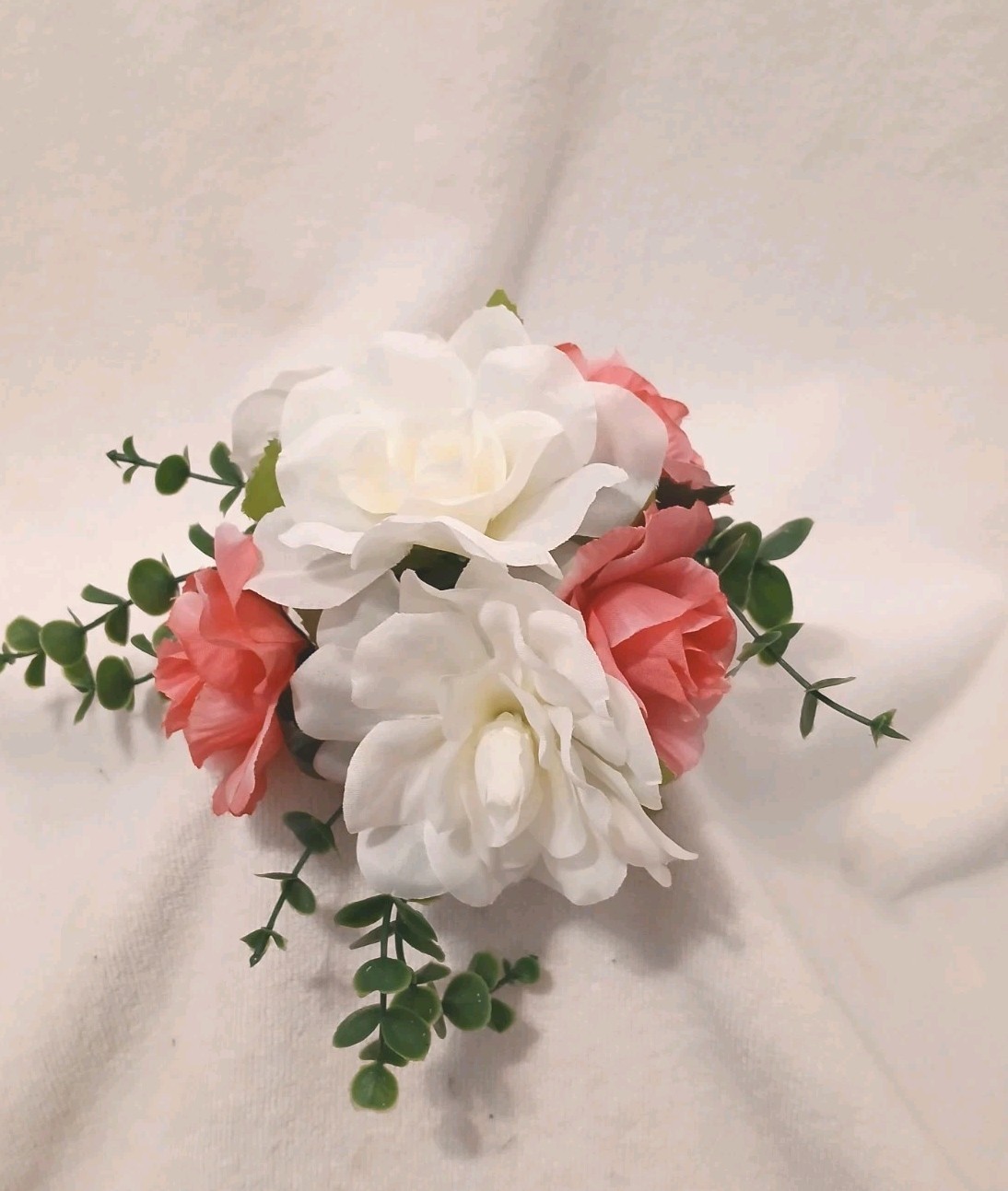 Rose Floral Arrangement Tea Party Dark Pink White Cup POP-IN Birthday Love Bride