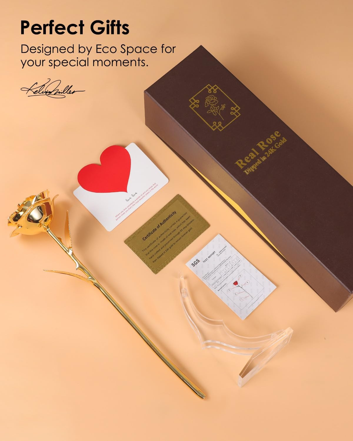 24K Gold Dipped Real Rose – Handcrafted, Elegant, One of a Kind – Romantic Gift