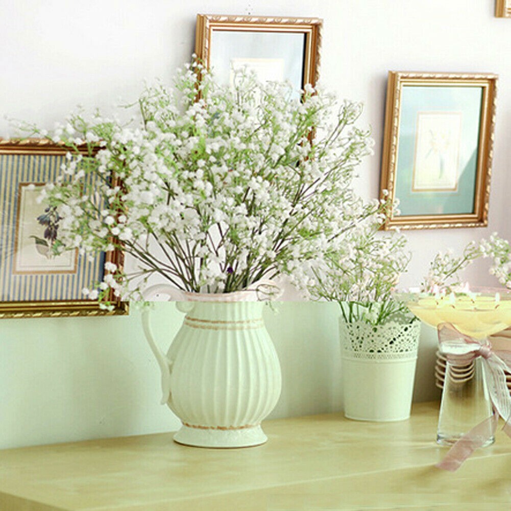 Fake Babys Breath Gypsophila Flowers Bulk Realistic Artificial Flowers Bouquets