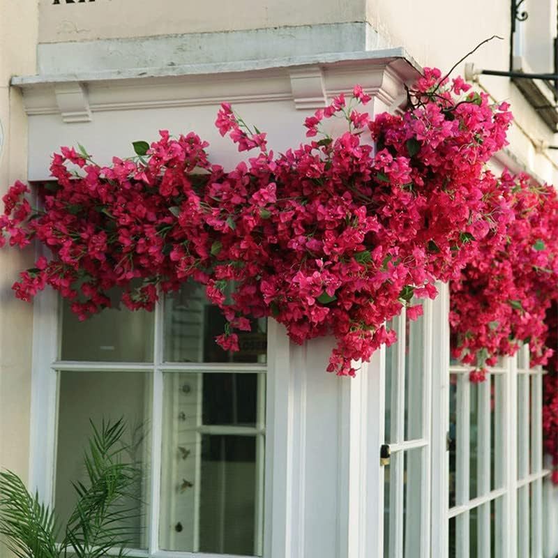 40 Pcs Fuchsia Bougainvillea Silk Flowers for Wedding & Home Decor