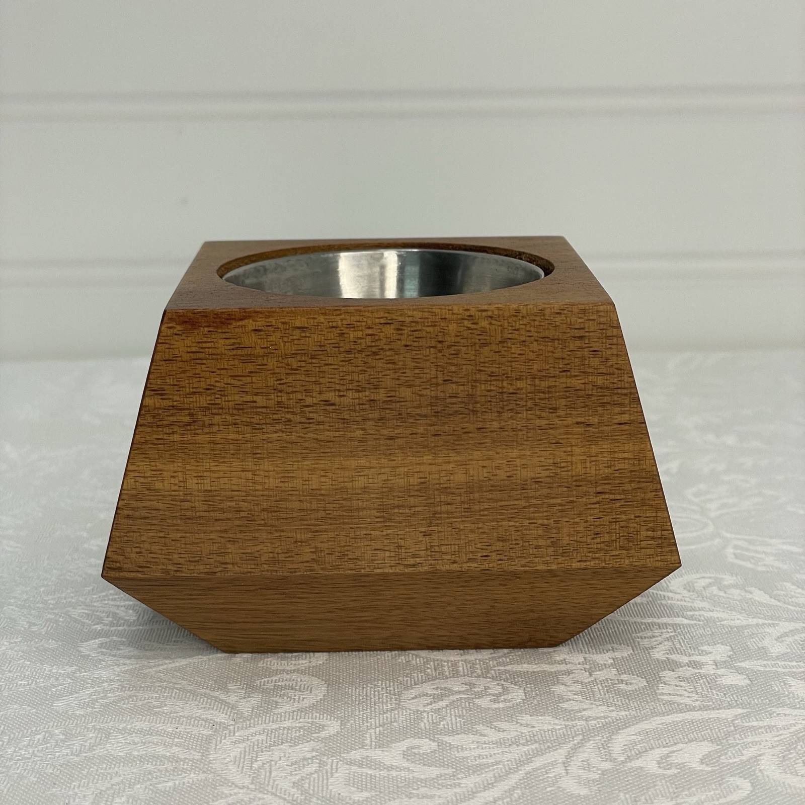 Revolution Design House Box Car Planter Walnut w/ Stainless Steel Planter Insert