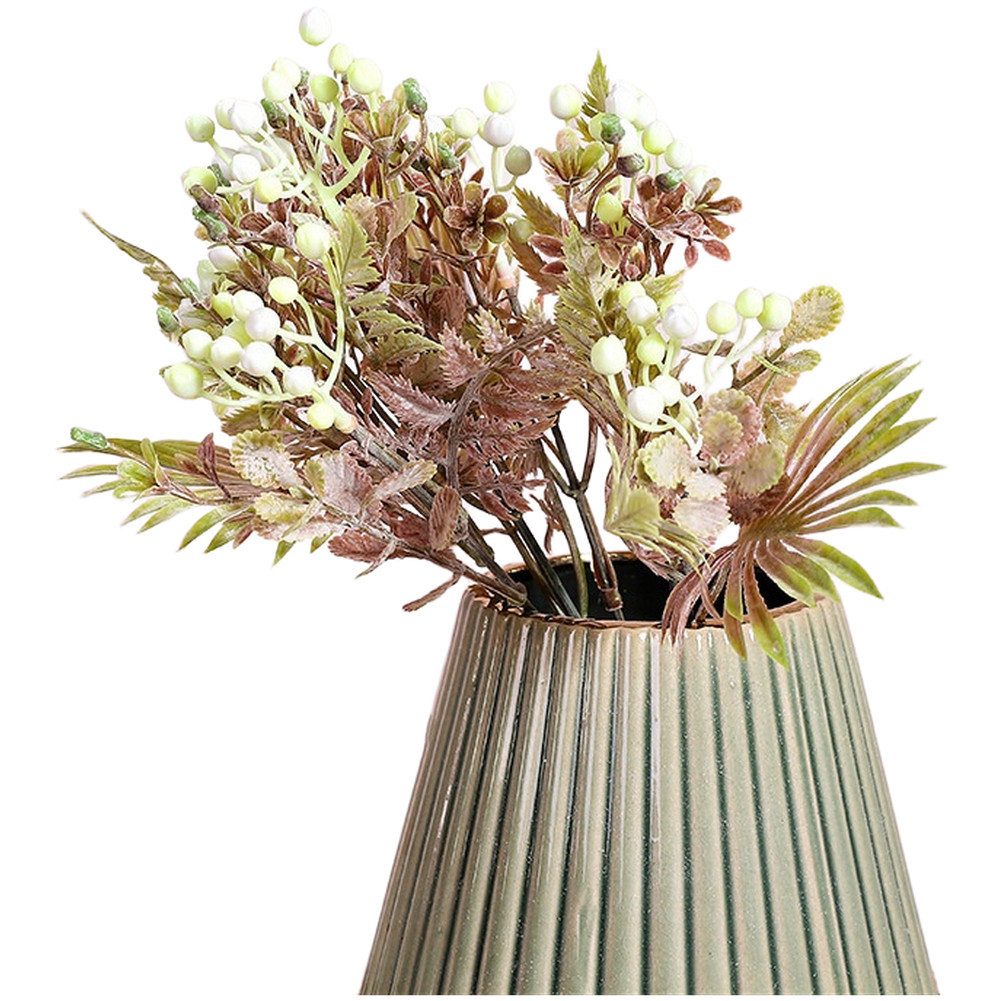 Artificial Banana Leaf Milan Grass Bouquet Plastic Flowers for Home Decor