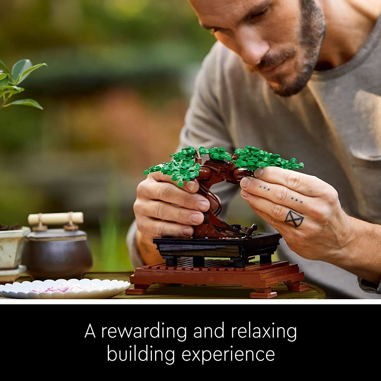 LEGO Botanicals Bonsai Tree Building Set – Artificial Bonsai Tree Plants for Hom