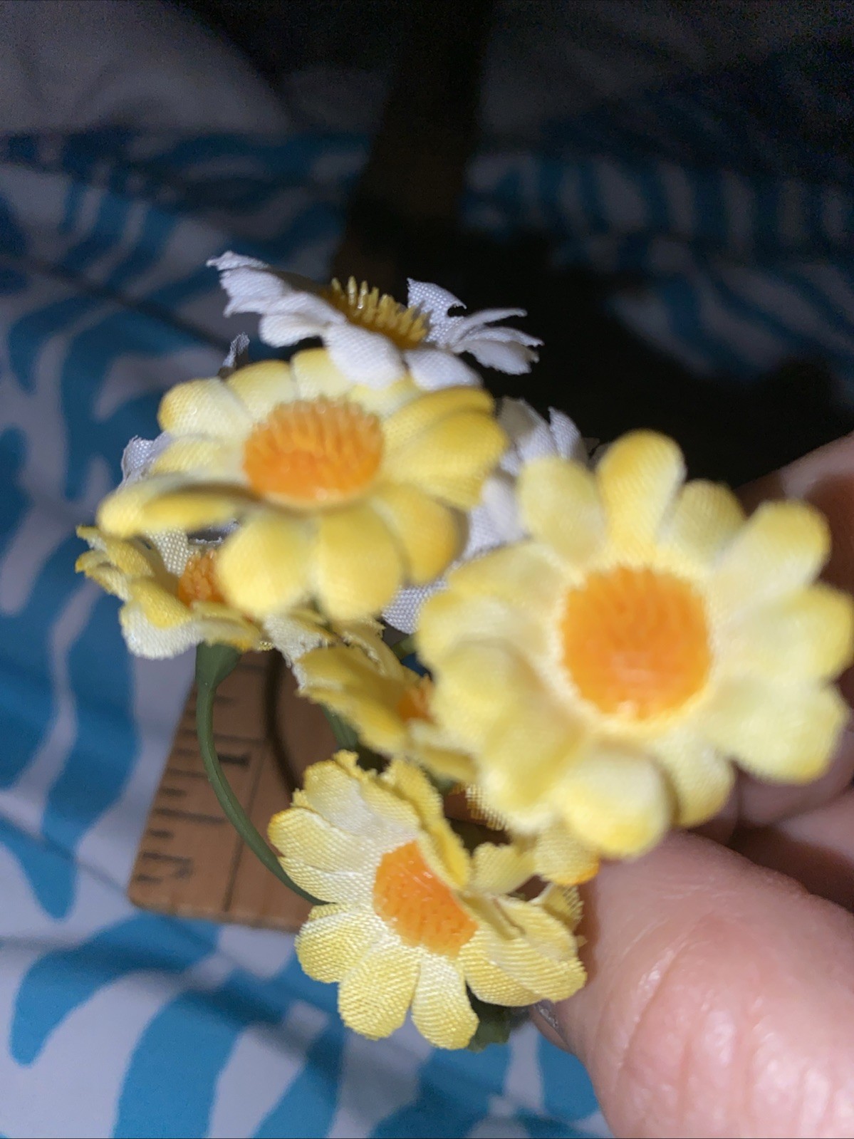 Vtv Deco Plastic Stem Floral Lot 1960’s Miniatures