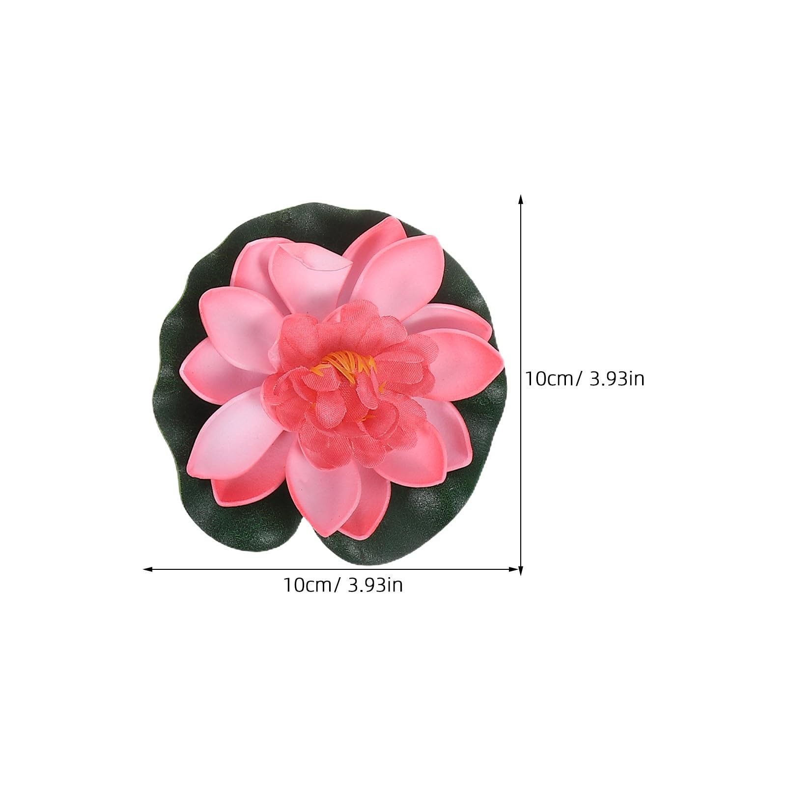6 Pcs Artificial Floating Water Lily, Simulation Lotus Flowers, Multi Color P…