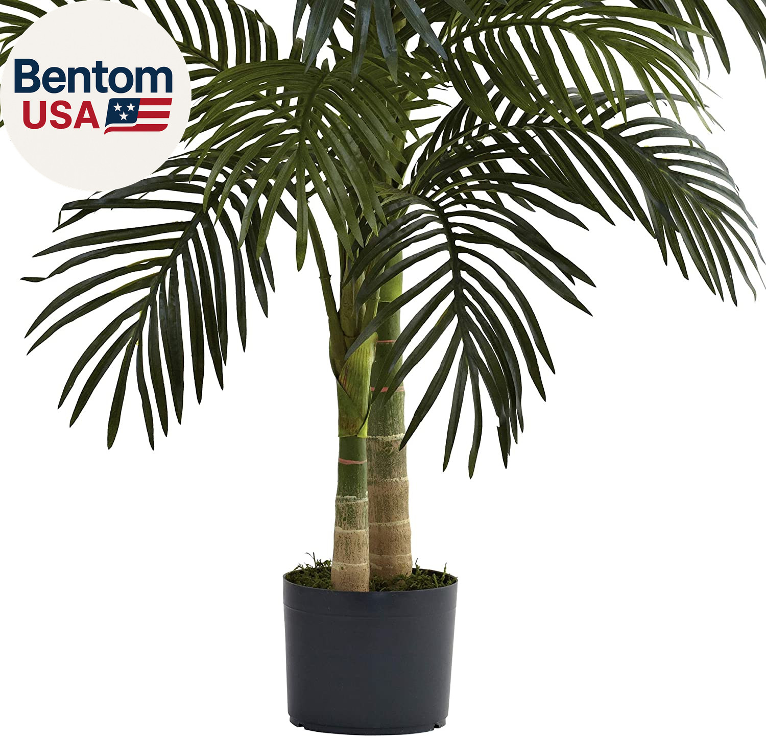 4Ft Golden Cane Palm Artificial Tree