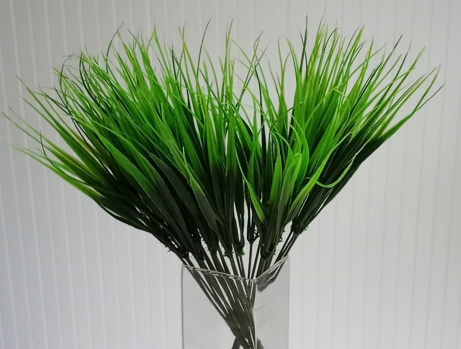 (5 pcs) 18″ Green Plastic Grass Filler Pick Spray for Silk Flower Arrangement US