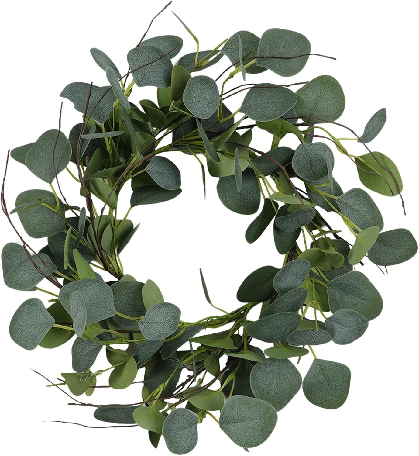 Elegant 15-Inch Eucalyptus Wreath – Perfect Gift for Home Décor Enthusiasts