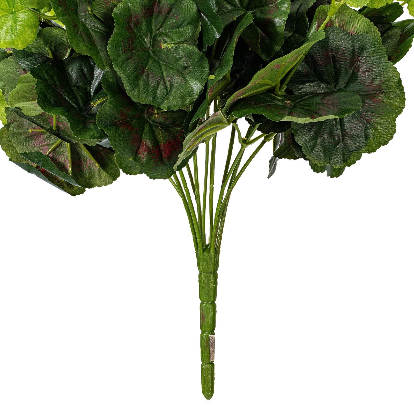 Vickerman 17.5″ Contemporary Fabric Artificial Geranium Bush in White