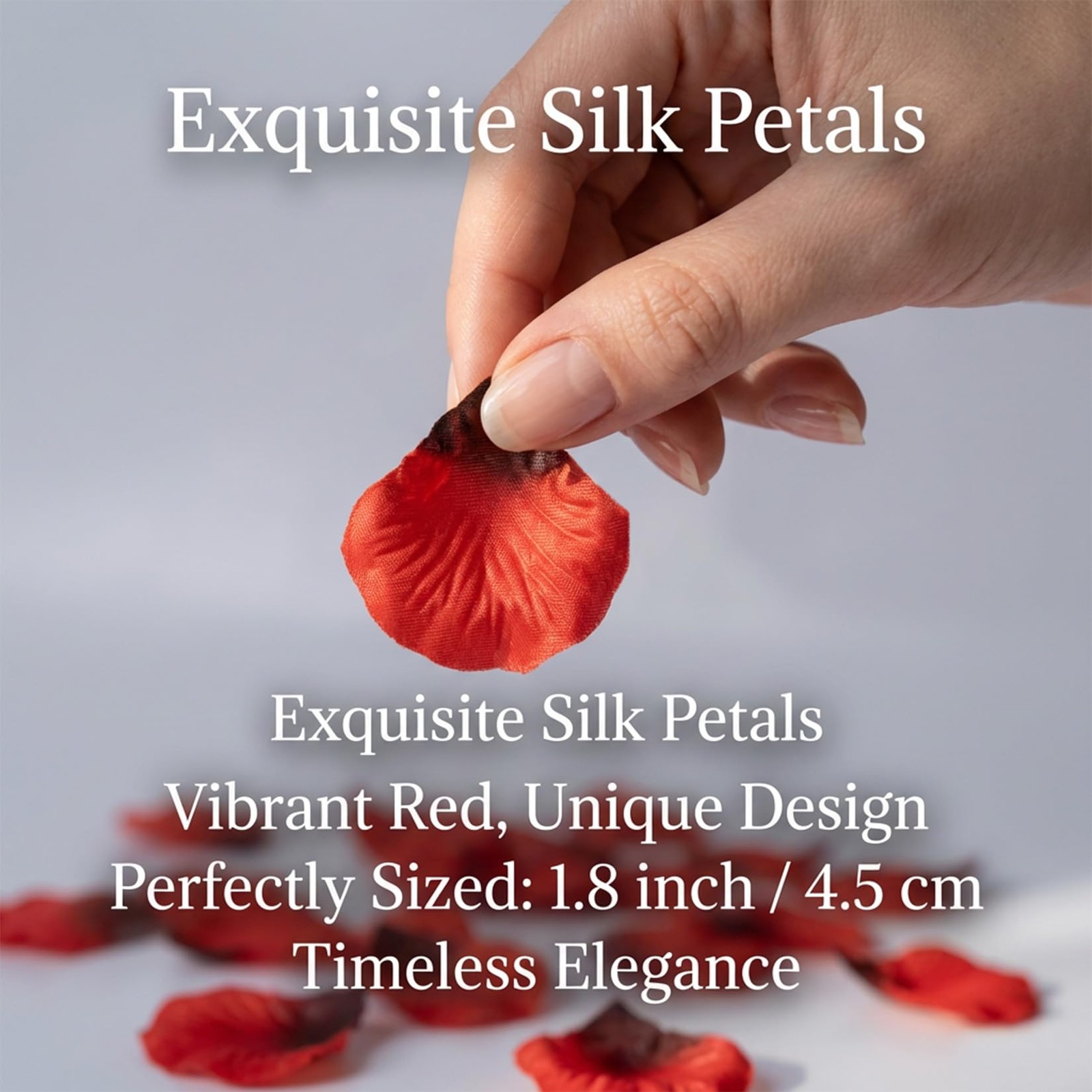 1200Pcs Artificial Rose Petals – Silk Fake Red Rose Petals for Wedding Bridal…