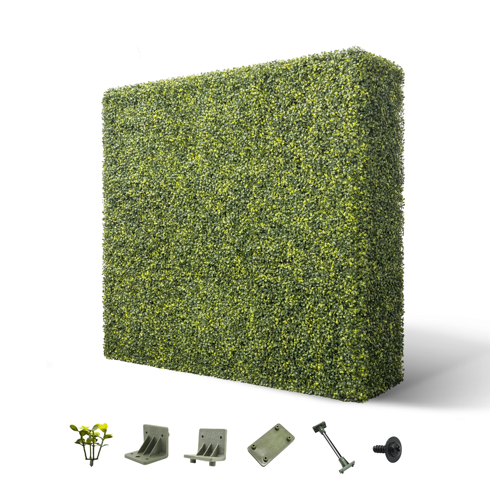 Artificial Boxwood Hedge Divider Wall with Faux Leaves for Party Wedding Home