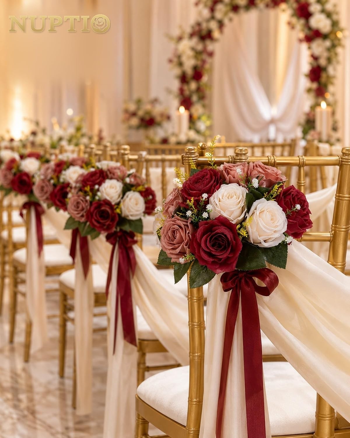 Artificial Floral Centerpieces – 9.5in Diameter