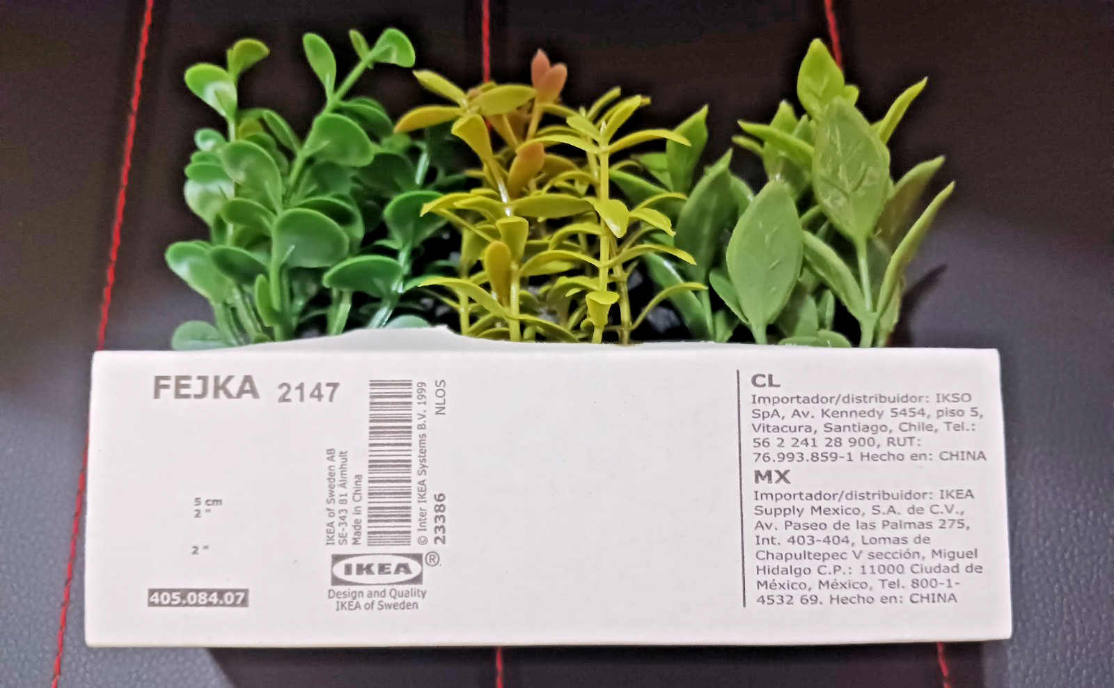 IKEA FEJKA Artifi Potted Plant W Pot, Set Of 3, In/Outdoor Herbs, 5 cm, 2″