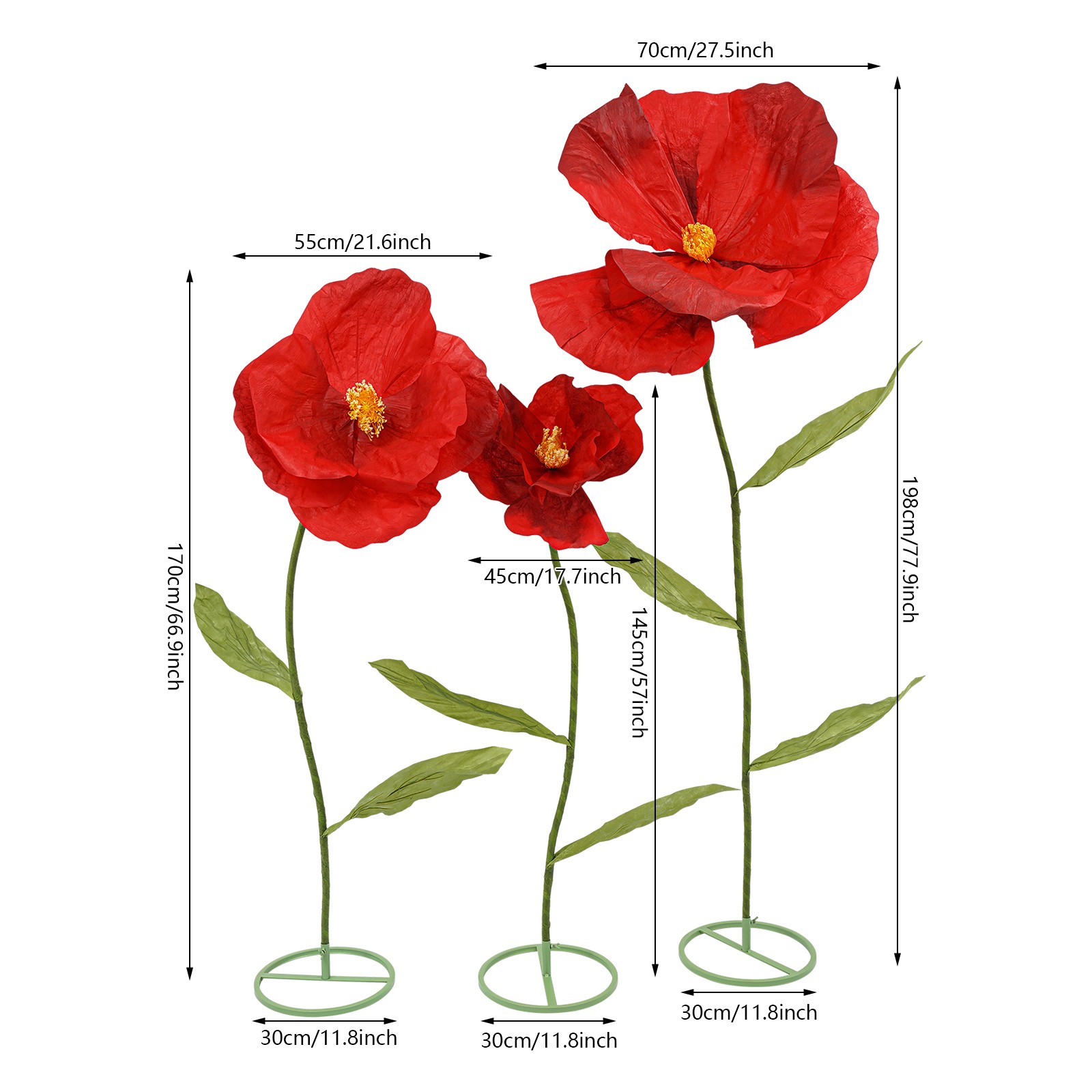 Large Artificial Flowers, Artificial Floral Decoration, DIY Floral Arrangements