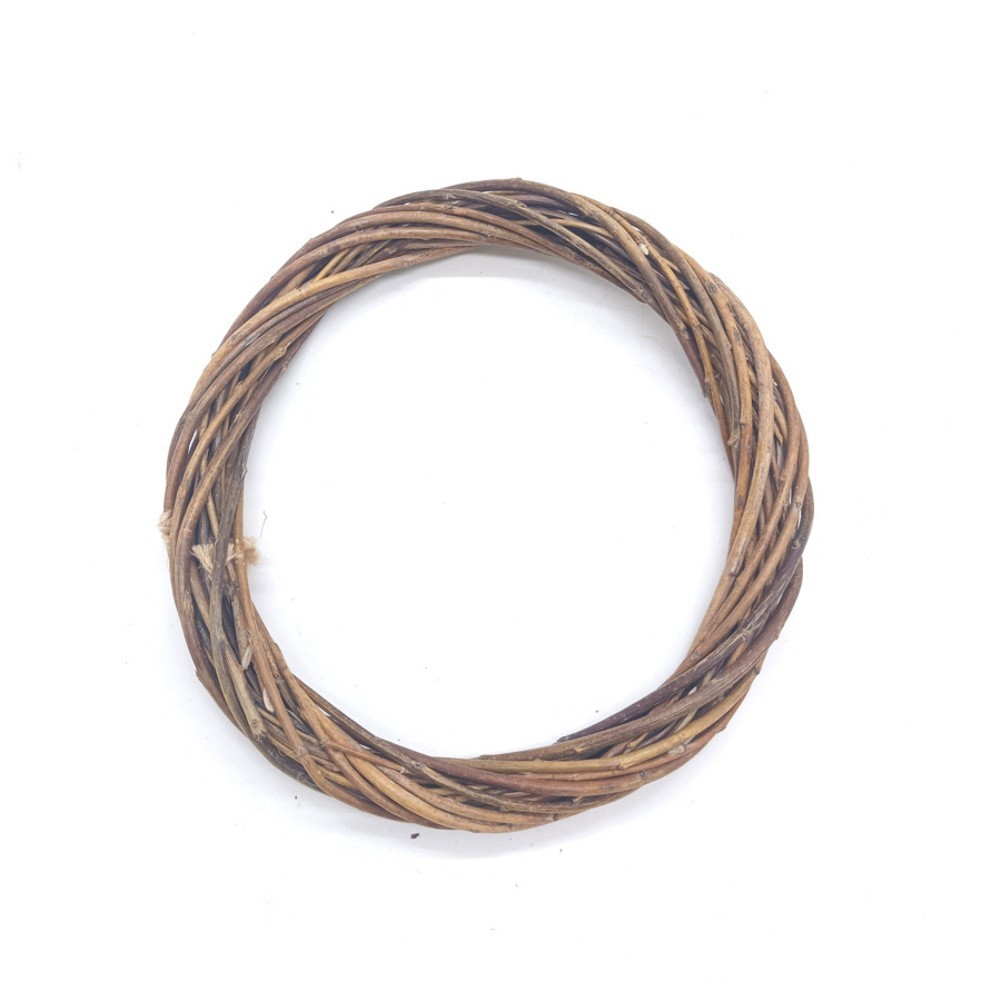 Natural Rattan Garland Base for For Diy Wreath Design Wall Door Home Decor Use